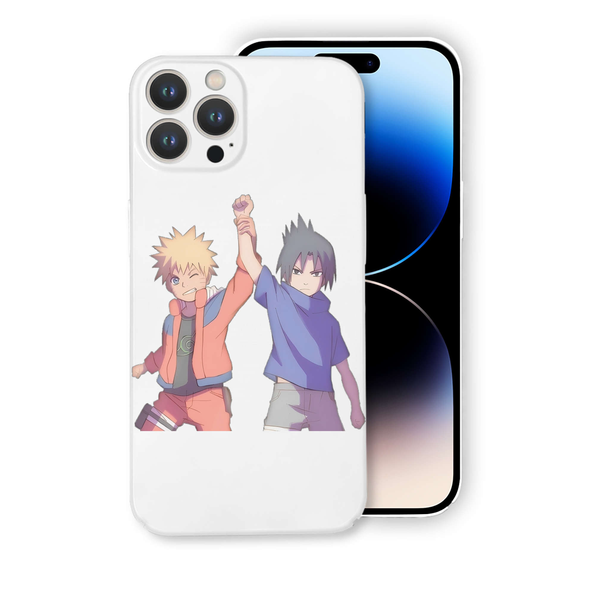 （画像用） NARUTO -ナルト- うちは サスケ Uchiha Sasuke 【iPhone 14シリーズ対応】ハードケース